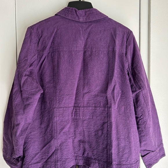 Coldwater creek women’s 18 cotton zip jacket - Picture 5 of 5